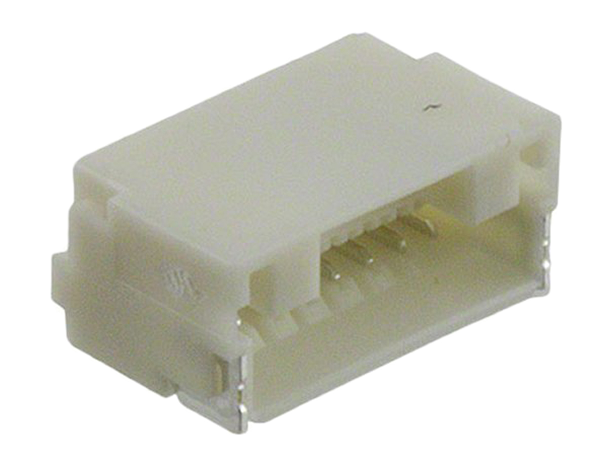 JST NSH Series Right Angle Surface PCB Header, 8 Contact(s), 1 mm Pitch, 1 Row, Shrouded