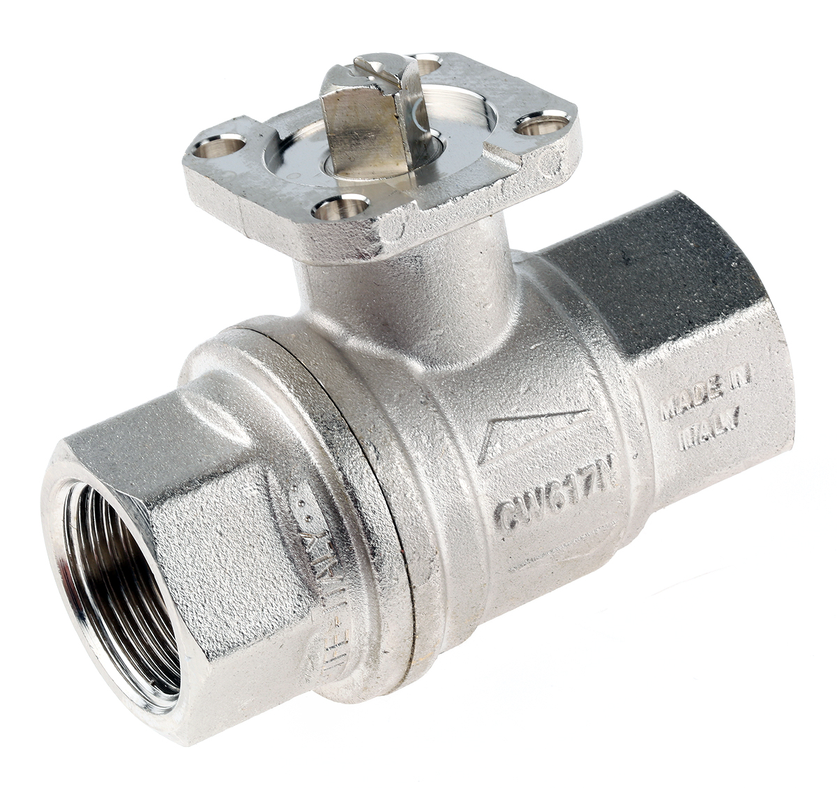 RS PRO Brass Full Bore, 2 Way, Ball Valve, Threaded