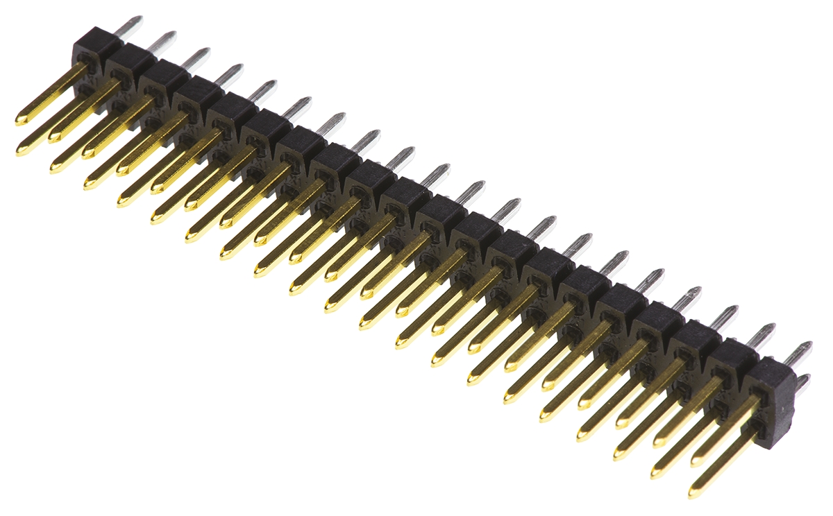 Molex C-Grid III Series Straight Through Hole Pin Header, 40 Contact(s), 2.54 mm Pitch, 2 Row, Unshrouded
