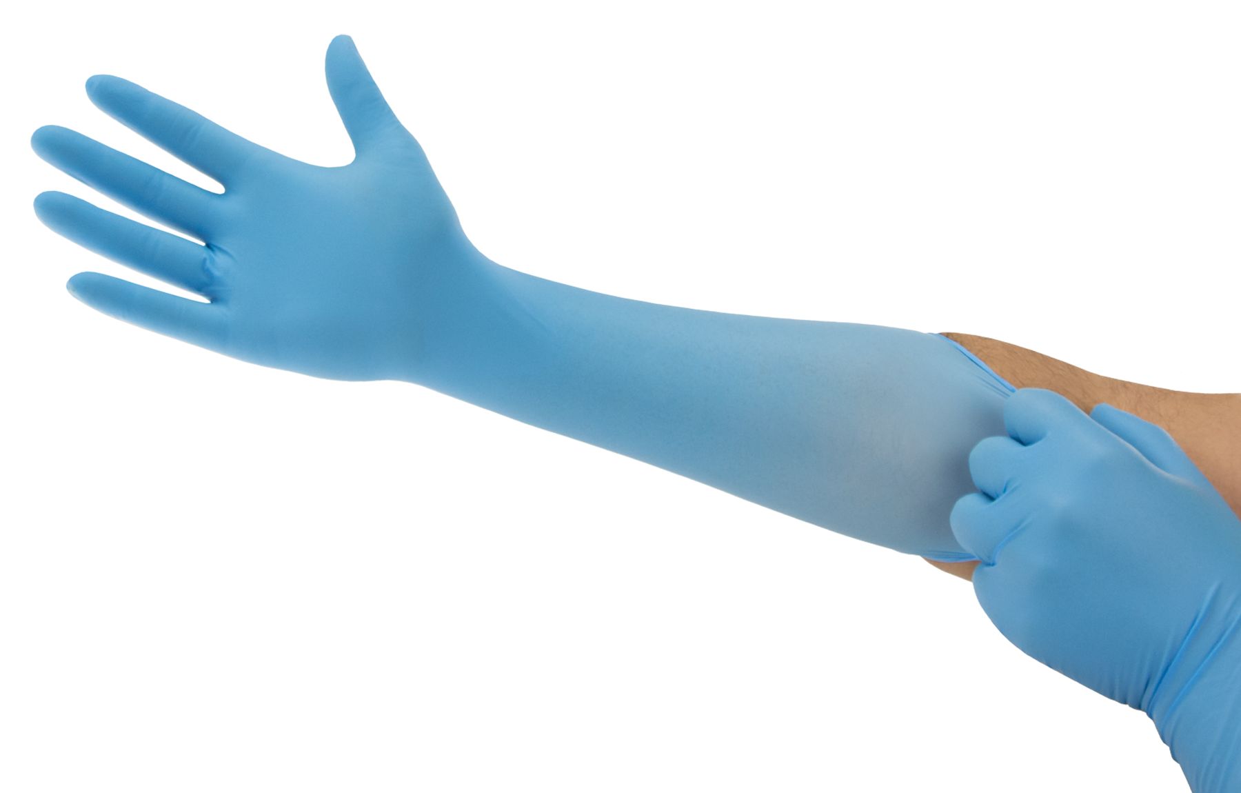 Ansell 93-243 Blue Powder-Free Nitrile Disposable Gloves, Size XS, 100 per Pack