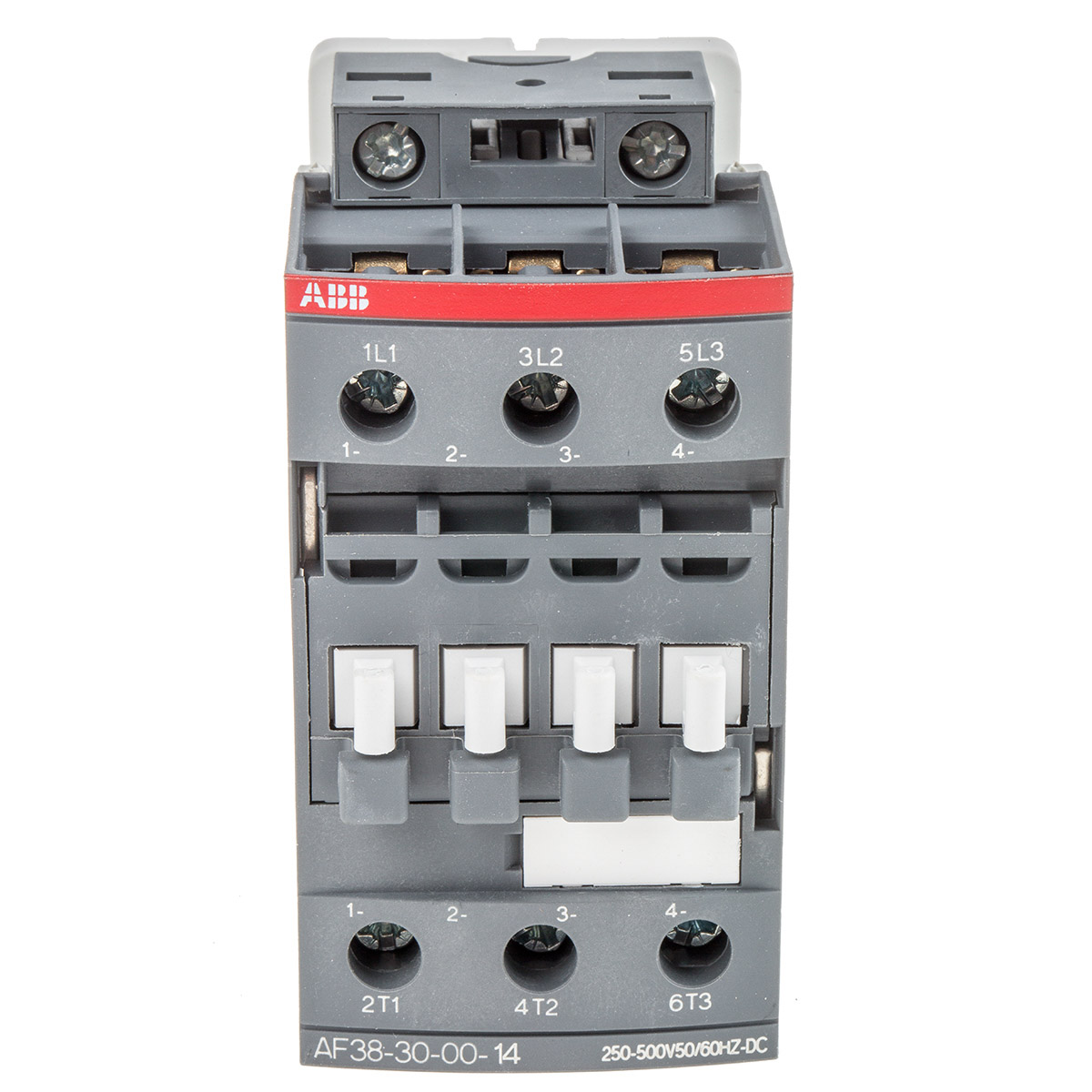 ABB AF38 Contactor, 250/500 V ac/dc Coil, 3-Pole, 24 A, 900 HP 500 V, 3 NO, 690V