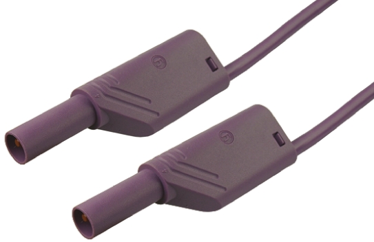 Hirschmann Test & Measurement, 32A, 1000V ac/dc, Violet, 1m Lead Length