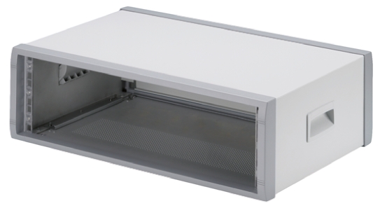 OKW, 3U, 19-Inch Rack Mount Case, Instrumet Ventilated, 157.26 x 516.25 x 350mm