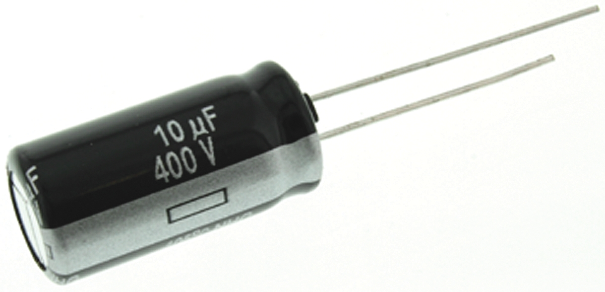 Panasonic 10μF Aluminium Electrolytic Capacitor 400V dc, Radial, Through Hole - ECA2GHG100
