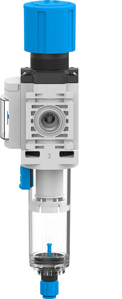 Festo MS Polycarbonate Filter Regulator, 40μm, G 1/4, Manual, 1 → 10 bar, 8098258
