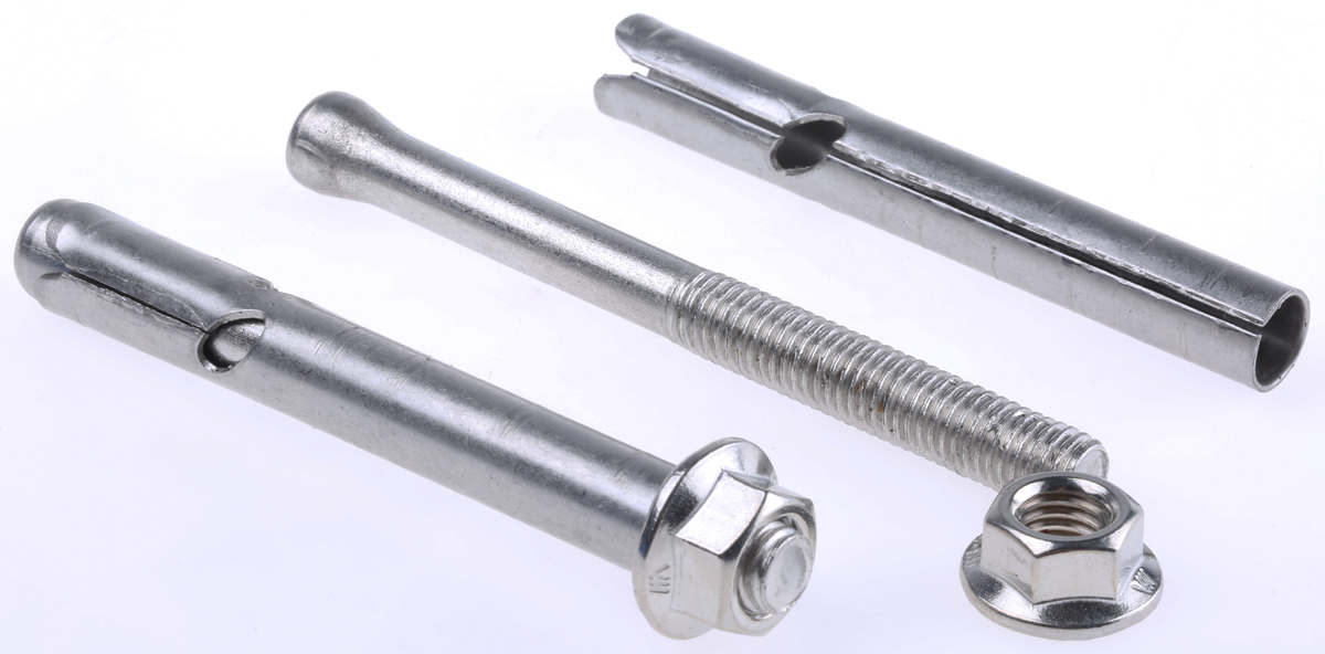 RS PRO Stainless Steel Masonry Fixing 100mm, 12mm Fixing Hole