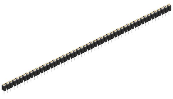 Fischer Elektronik MK Series Straight Through Hole PCB Connector, 50 Contact(s), 2.54 mm Pitch, 1 Row, Unshrouded