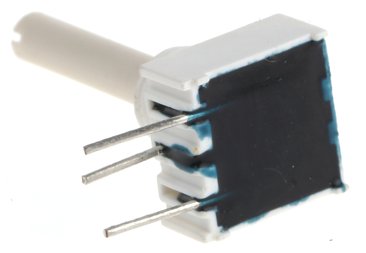 Vishay P10 500kΩ Rotary Potentiometer 1-Gang Panel Mount, P10XXAI504KB30