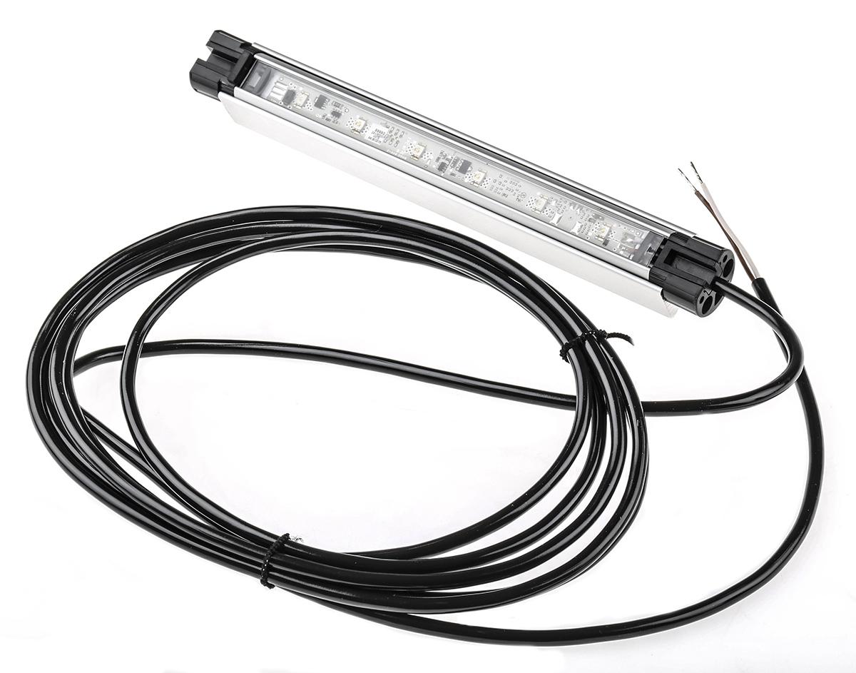 Waldmann LED Machine Light, 24 V ac/dc, 24 V ac/dc, 24 V dc, IP67, 196mm Arm Length