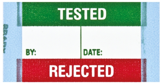 Brady Adhesive Pre-Printed Adhesive Label. Quantity: 50