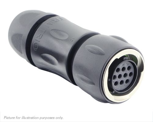 Souriau Sunbank by Eaton Circular Connector, 10 Contacts, Cable, Standard Connector, Plug, Female, IP68, IP69K, UTGX