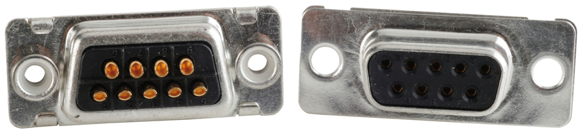 CONEC 9 Way Through Hole D-sub Connector Socket, with 4-40 UNC