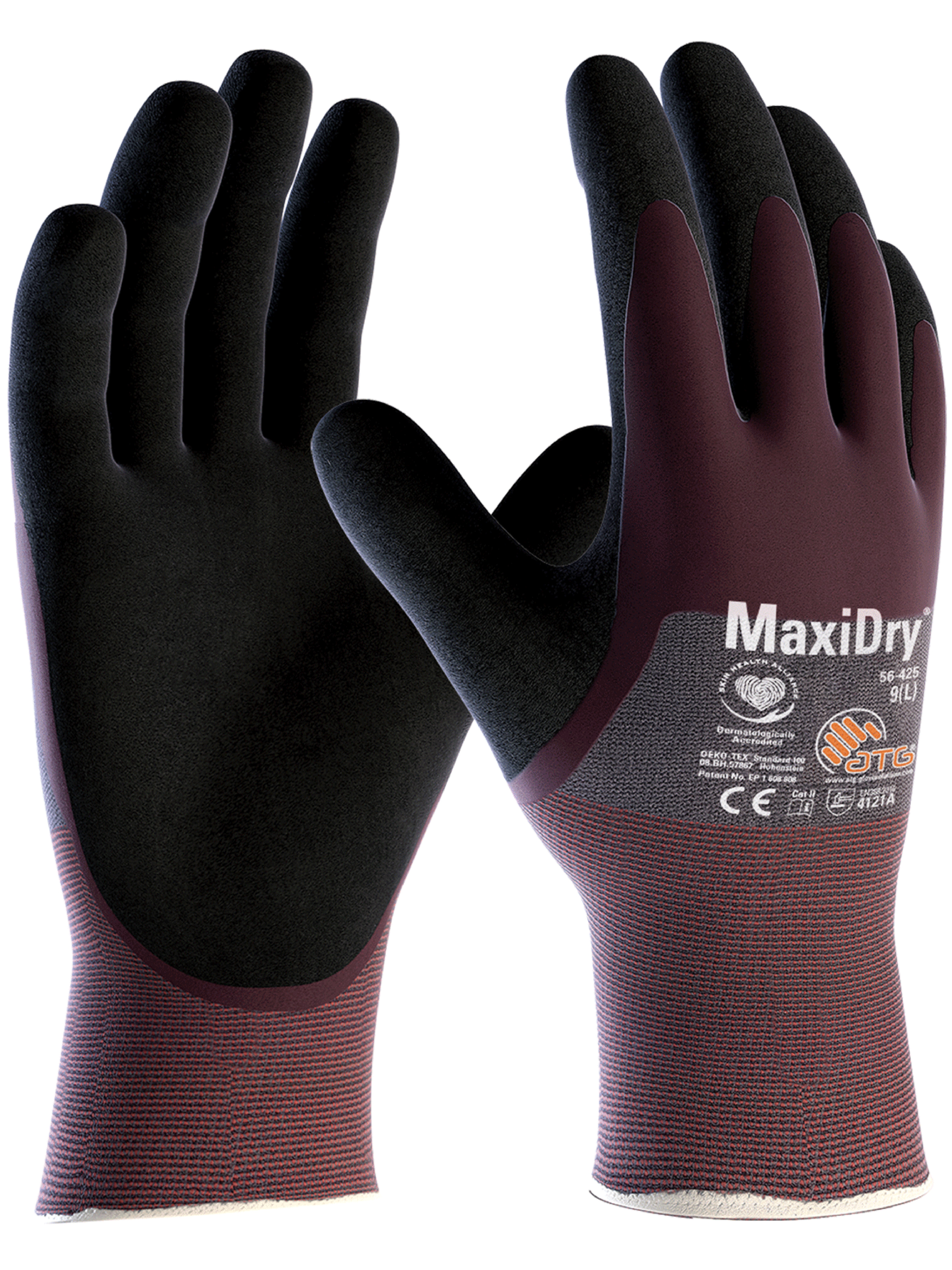 ATG Purple Nylon, High Performance Polyethylene, Polyester, Spandex Glove 24 cm