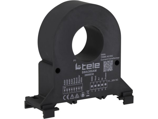 SensAct Series Solid Core Current Transformer, 0 → 300A Input, 0 → 300A, 12 → 30 V dc