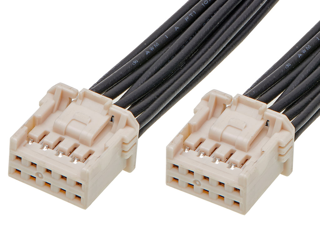 Molex 10 Way Male iGrid to 10 Way Male iGrid Wire to Board Cable, 600mm
