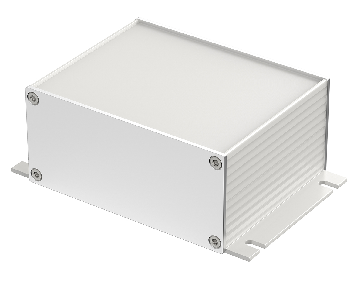 Bopla Filotec (Set) Series Aluminum (Anodized) Aluminium Enclosure, IP40, Flanged, Aluminum (anodized) Lid, 80 x 105 x