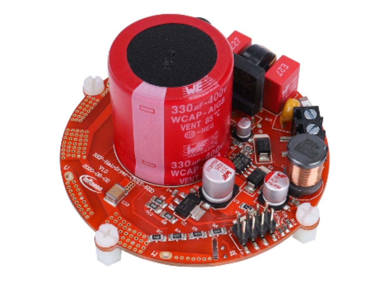 Infineon REF-HAIRDRYER-C101-6ED Motor Driver for Gate Driver, IGBT for BLDC Motor Driver