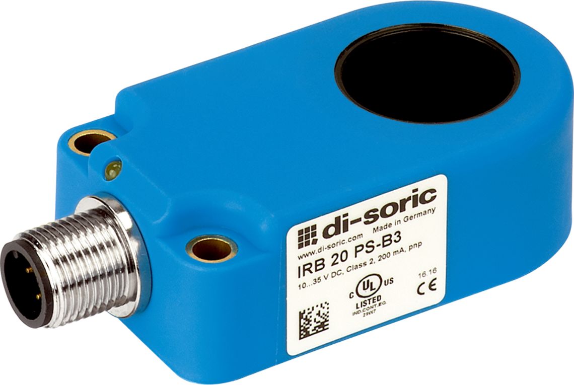 Di-Soric Inductive Ring Inductive Proximity Sensor, M12, PNP NO, 10 → 35 V dc
