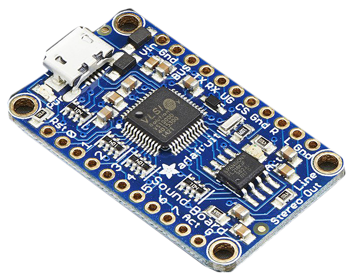 ADAFRUIT INDUSTRIES 2342 Mini Sound FX Application Board Interface Board