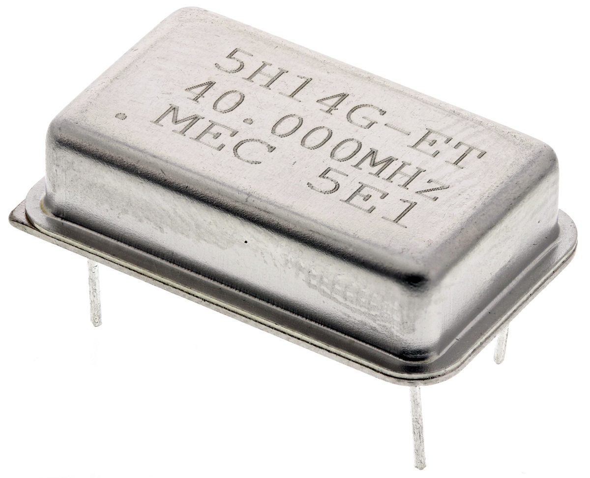 MERCURY, 40MHz Clock Oscillator, ±50ppm HCMOS, TTL, 14-Pin PDIP 5H14ET-40.000