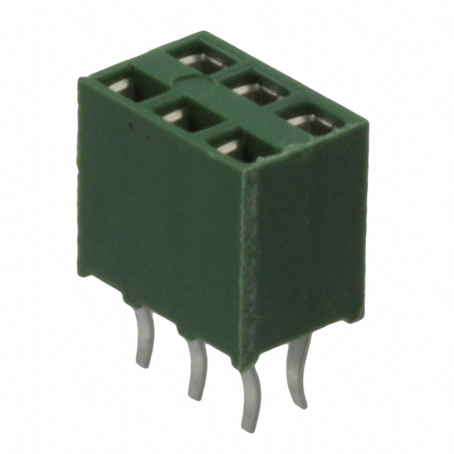 TE Connectivity HV190 Series Vertical PCB Housing, 3 Contact(s), 2.54 mm Pitch, 2 Row, Shrouded