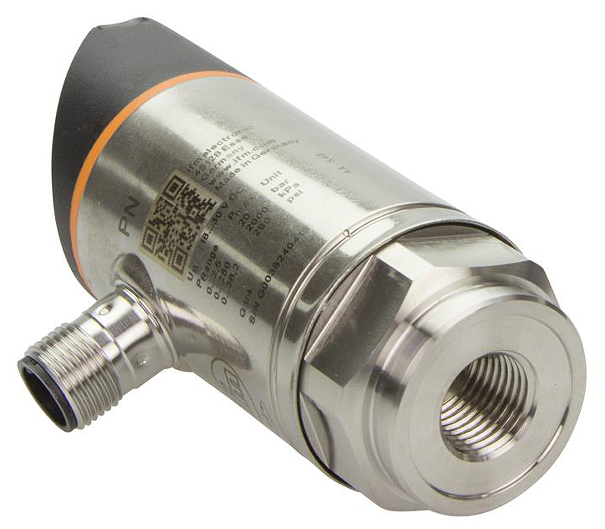 ifm electronic Pressure Sensor, 0bar Min, 100bar Max, Analogue + PNP-NO/NC Programmable Output, Relative Reading