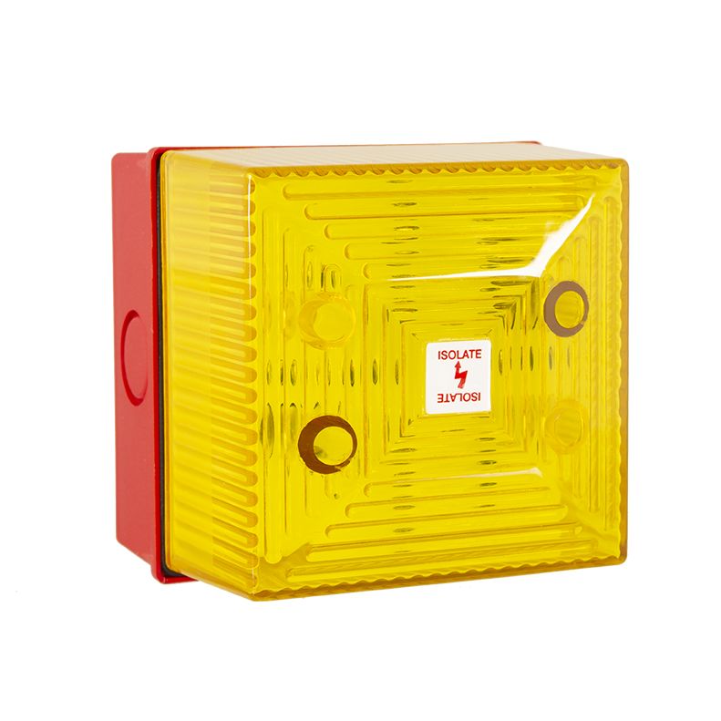 Clifford & Snell FD40 Series Yellow Flashing Effect LED Beacon for Use with Commercial & Light Industrial Applications,