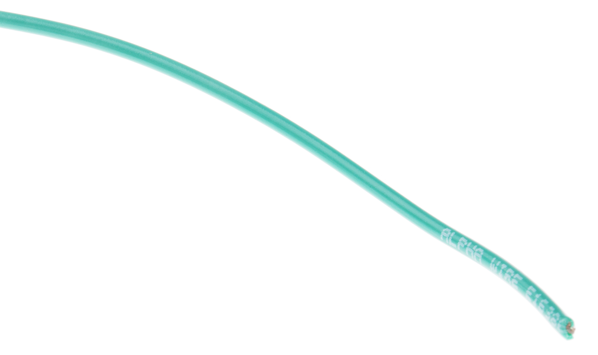 Alpha Wire Green 0.52 mm² Hook Up Wire, 20 AWG, 10/0.25 mm, 30m, PVC Insulation, 3053 GR005