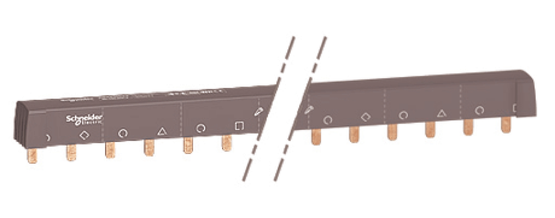 Schneider Electric Acti 9 4 Phase Busbar, 415V ac, 18mm Pitch