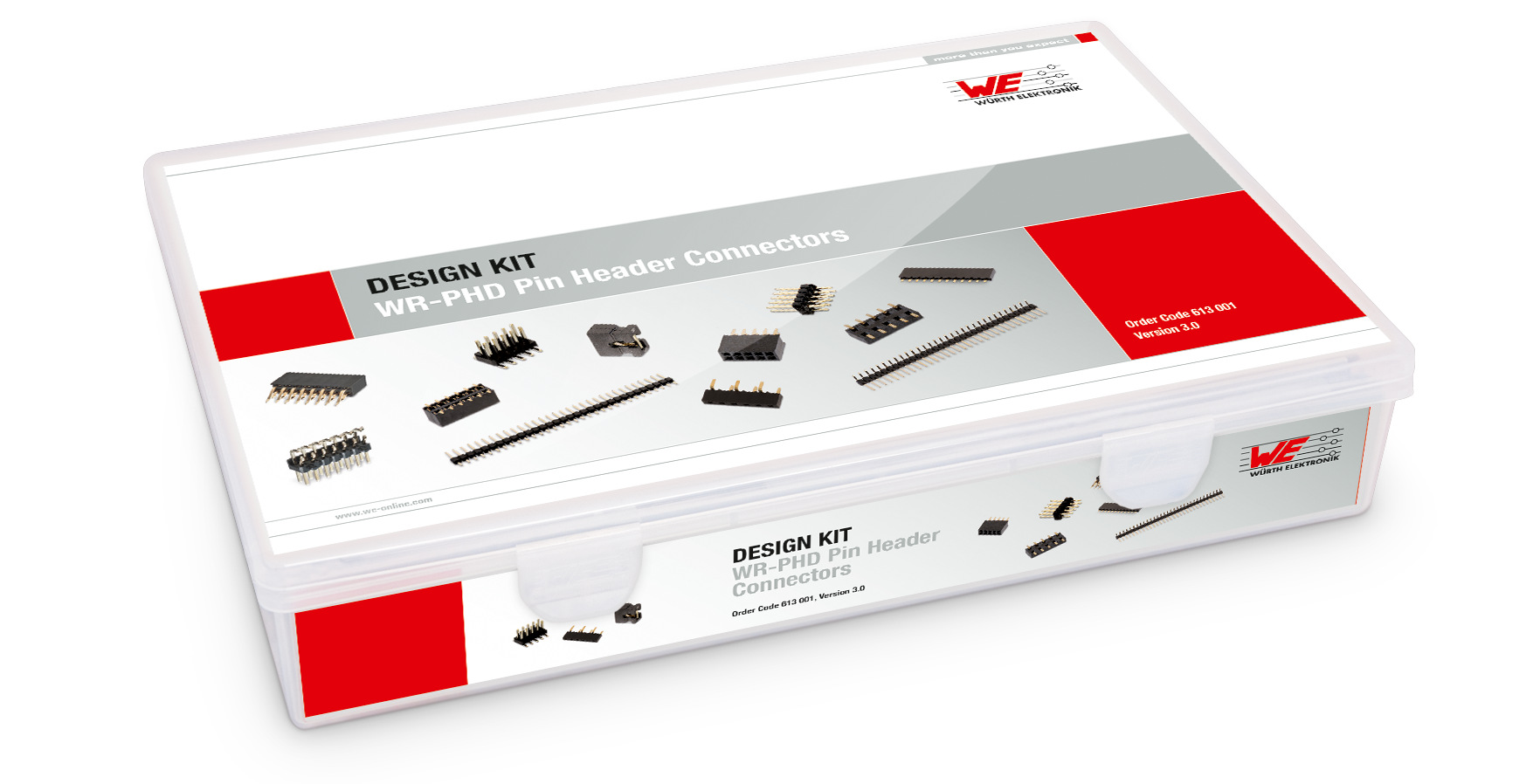 Wurth Elektronik Connector Kit Containing Jumpers, Pin Headers, Socket Headers