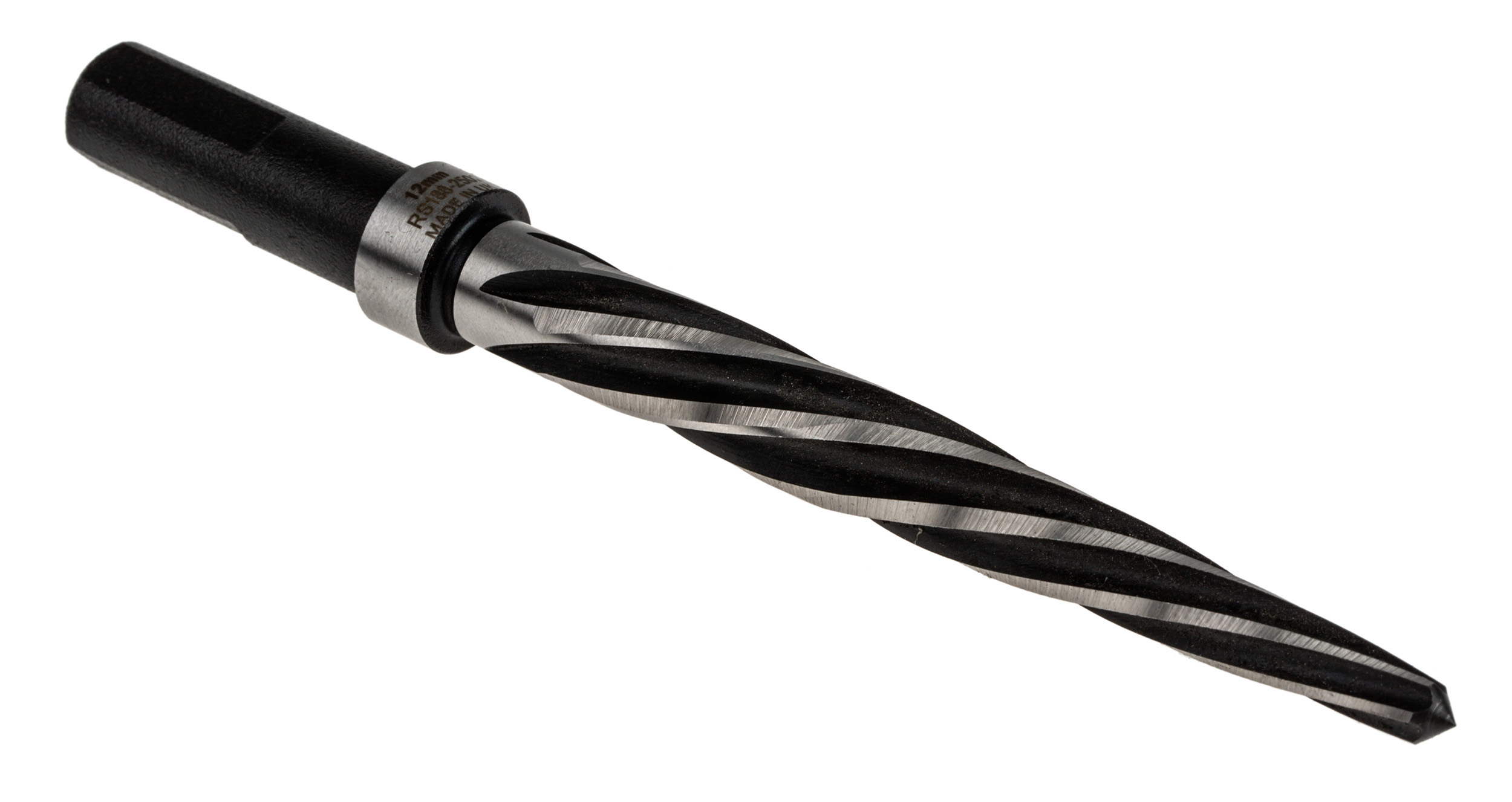 RS PRO Morse Taper Shank Reamer Bit, 12mm Diameter, 152 mm Overall