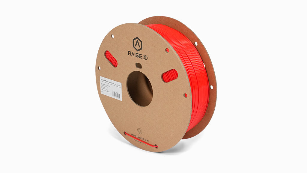 Raise3D 1.75mm Red PLA High Speed 3D Printer Filament, 1kg