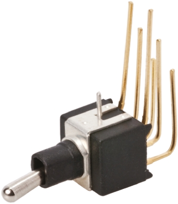 APEM Toggle Switch, PCB Mount, On-On, DPDT, Through Hole Terminal