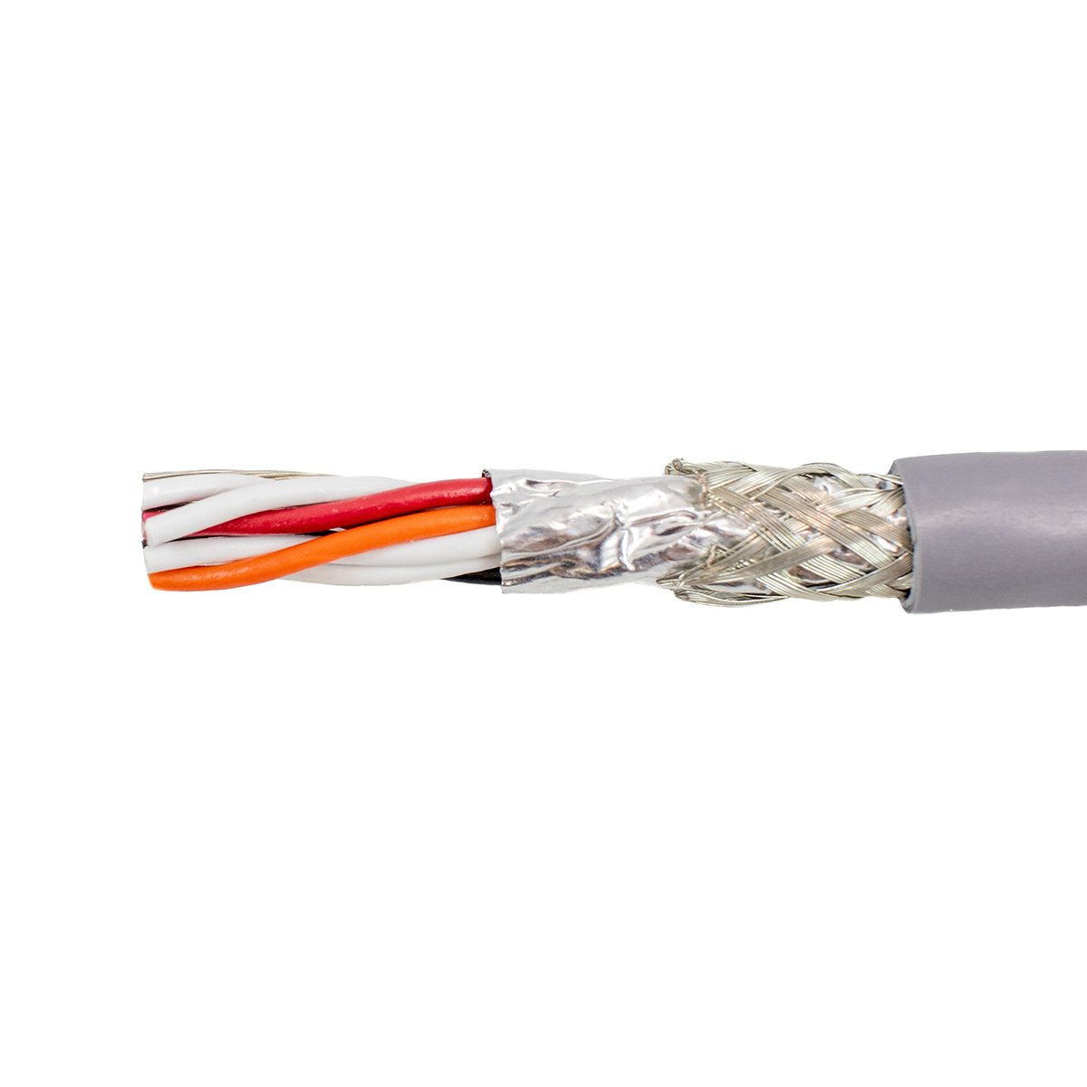 Alpha Wire Alpha Essentials Communication & Control Series Data Cable, 10 Pairs, 20 Cores, 0.09 mm², Screened, 28 AWG,