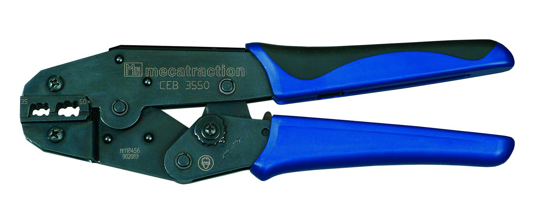 MECATRACTION Hand Operated Mechanical Crimping Tools Hand Crimp Tool for Wire Ferrules