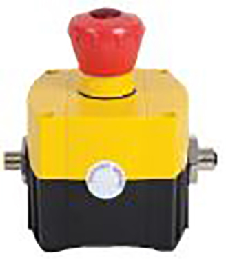 Allen Bradley 800F Series Twist Release Illuminated Emergency Stop Push Button, Surface Mount, 2NC + 1NO