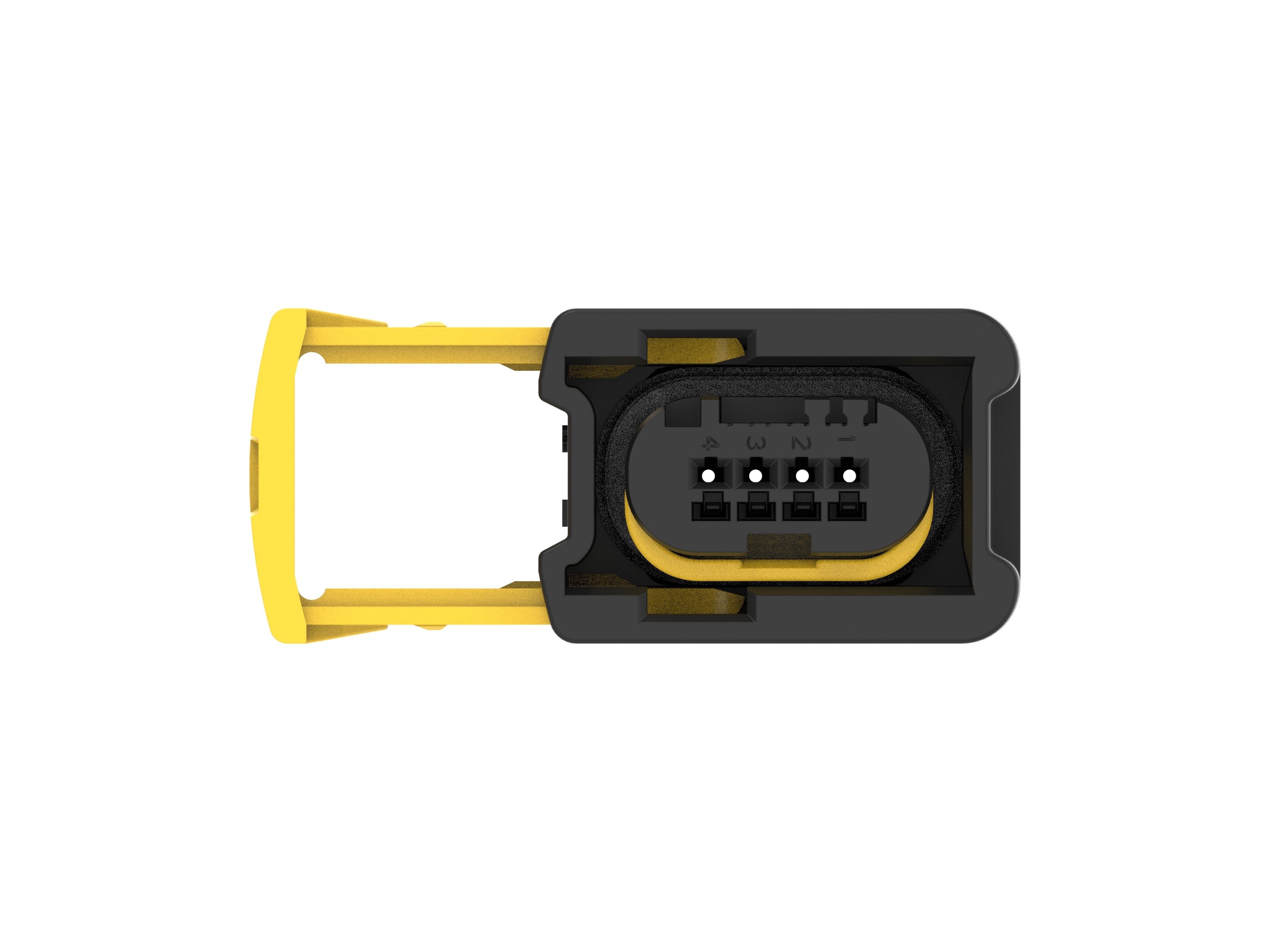 TE Connectivity, Heavy Duty Sealed Connector Series Automotive Connector Socket Black Cable Mount 4 Way, Wire