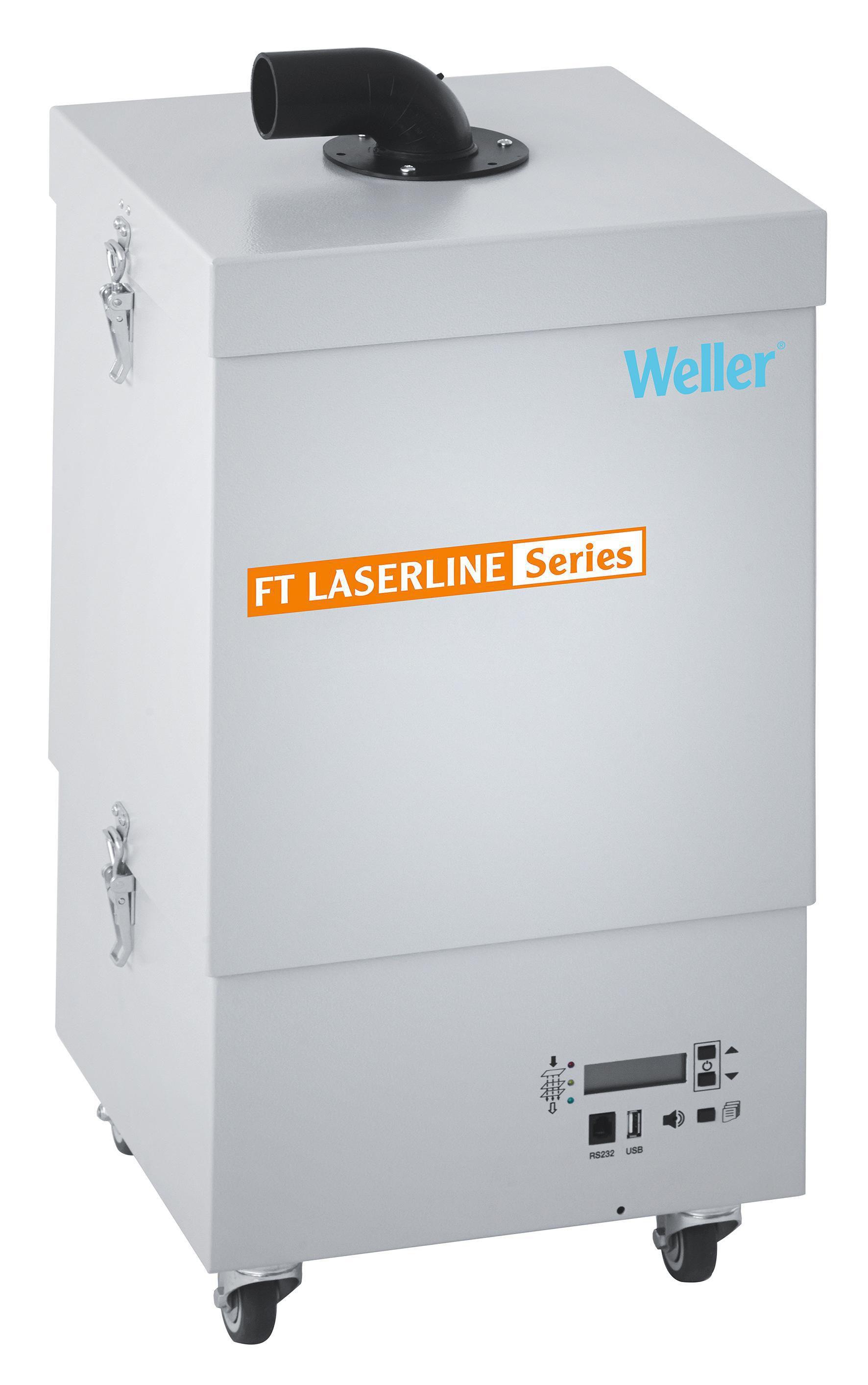 Weller Laser-Line 200V, 230V Solder Fume Extractor, 200W, Type F - Schuko plug, Type G - British 3-pin