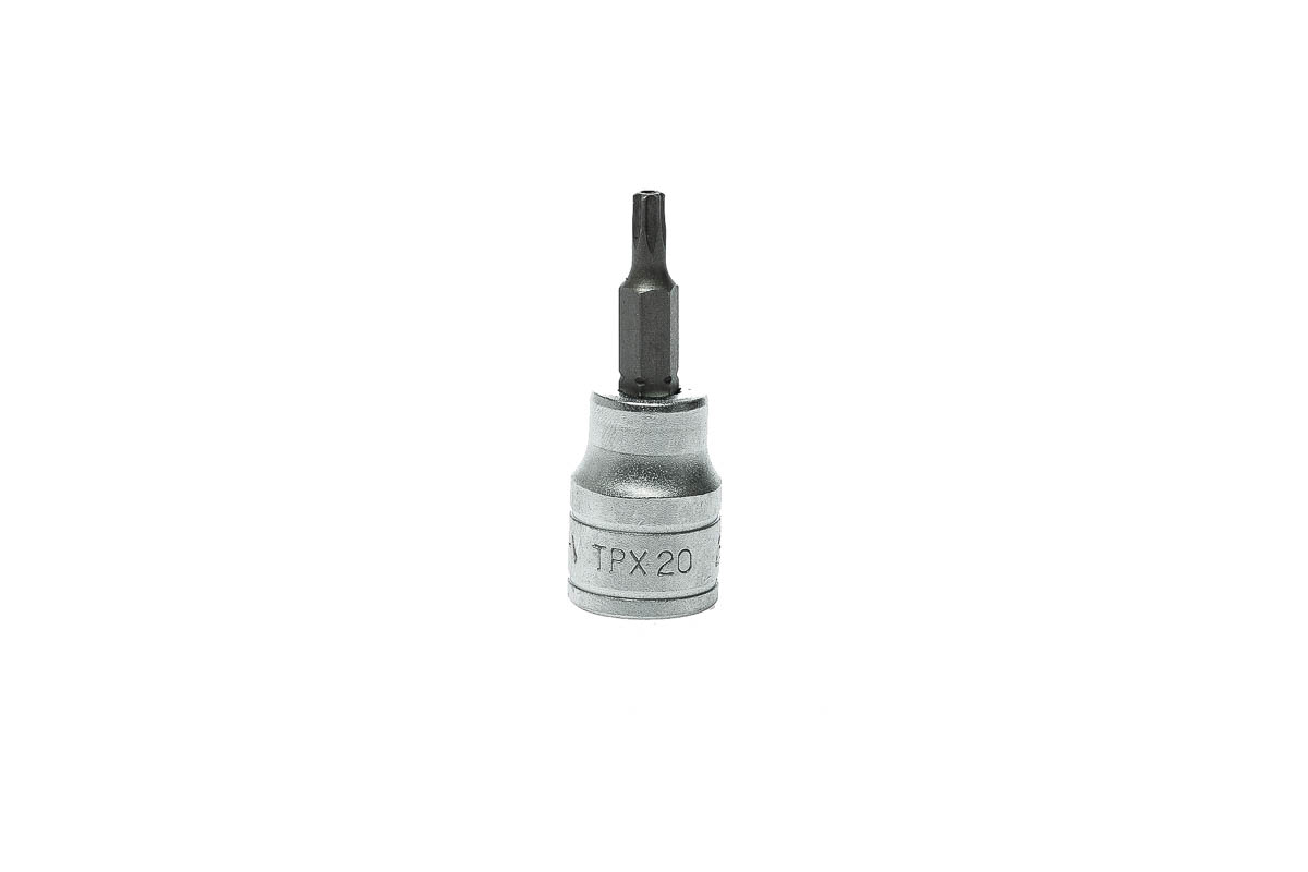 Teng Tools 3/8 in Drive Bit Socket, Tamperproof Torx Bit, T20