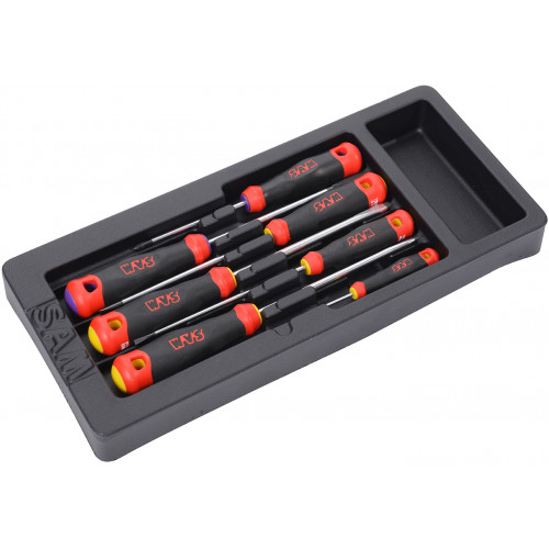 SAM Pozidriv, Slotted Standard Screwdriver Set