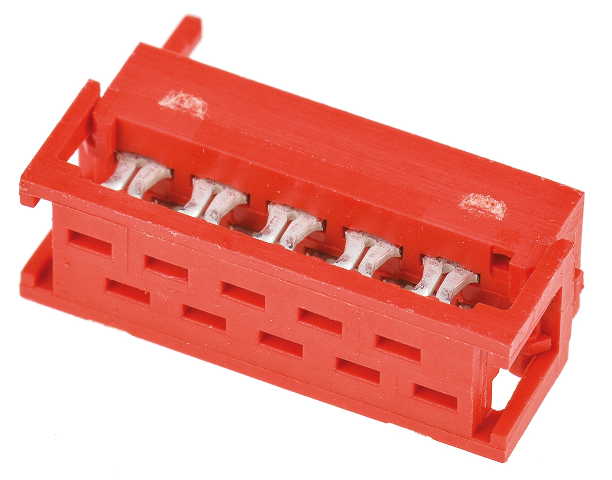 TE Connectivity 10-Way IDC Connector Plug for Cable Mount, 2-Row