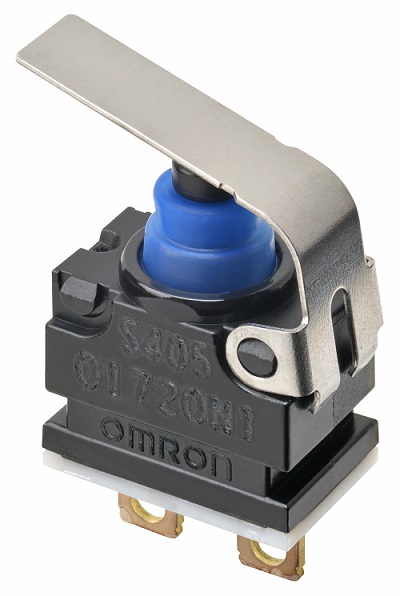 Omron Hinge Lever Subminiature Micro Switch, Solder Terminal, 1 mA, SPST -NC, IP67