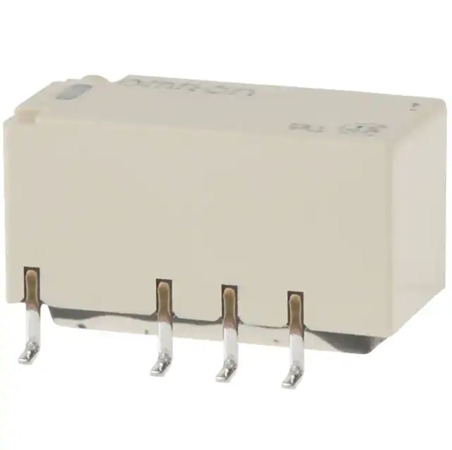 Omron Surface Mount Signal Relay, 12V dc Coil, 2A Switching Current, DPDT
