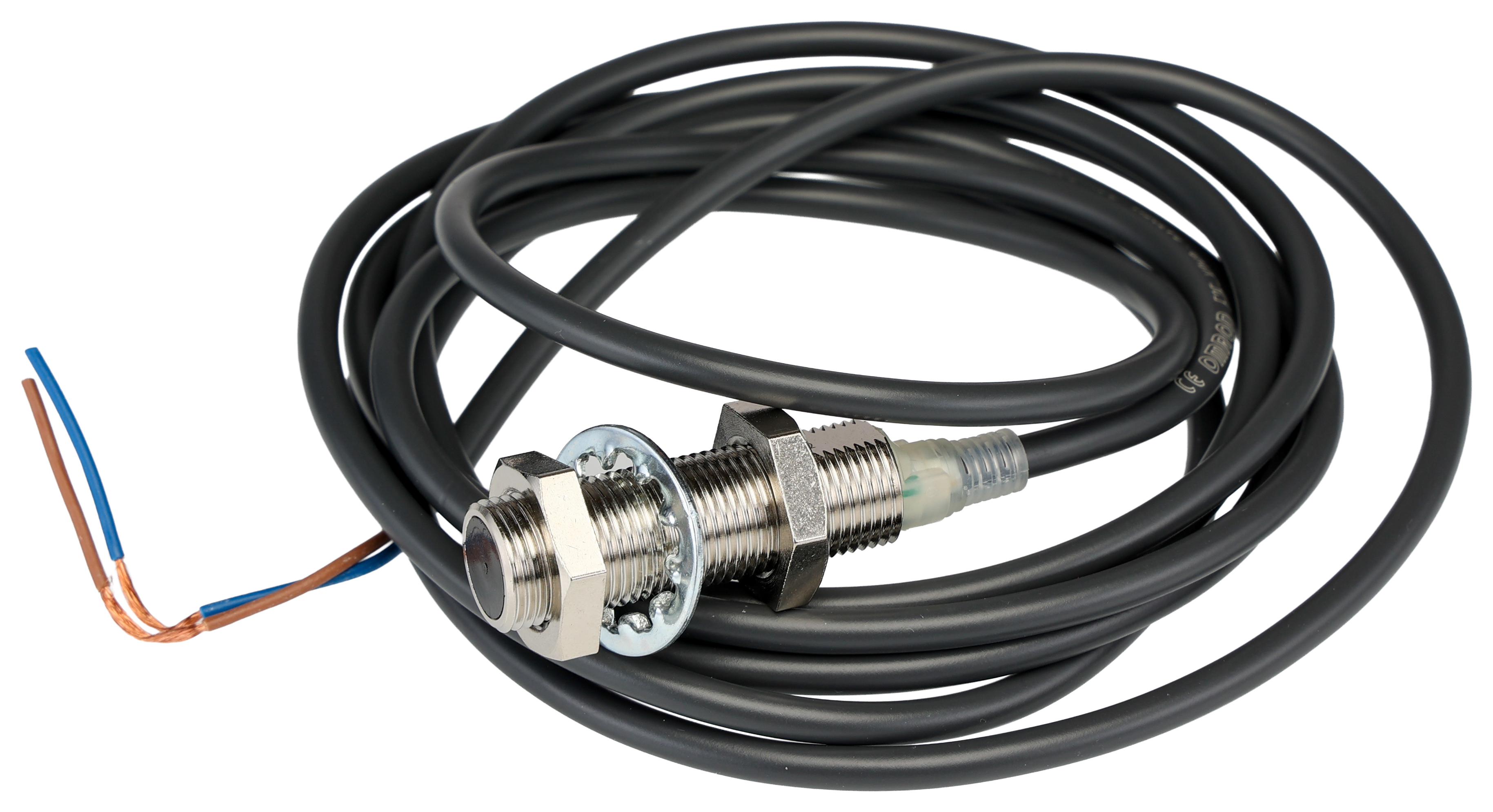 Omron Inductive Threaded Barrel Proximity Sensor, M12, 2 mm Detection, 2-Wire NC, 24 → 240 V ac