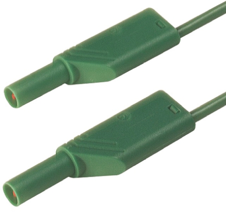 Hirschmann Test & Measurement, 32A, 1000V ac/dc, Green, 1m Lead Length