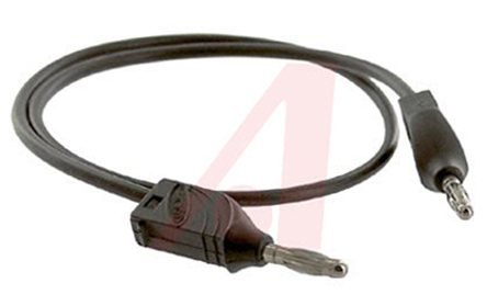 Mueller Electric, 20A, 3kV, Black, 500mm Lead Length