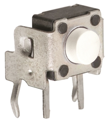 Wurth Elektronik White Tactile Switch, SPST 50 mA @ 12 V dc 0.6mm Through Hole