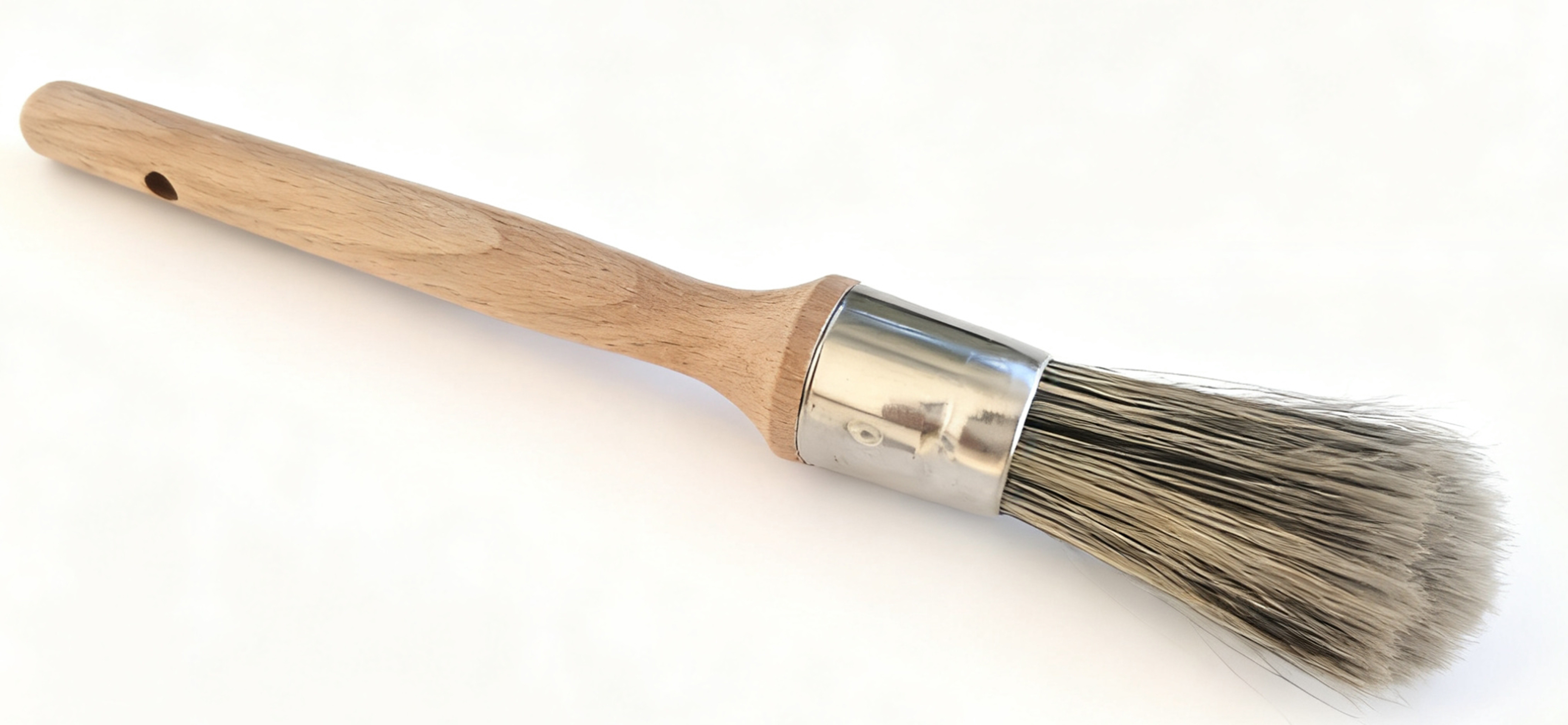 RS PRO Thin 9mm Polyester Paint Brush with Round Bristles