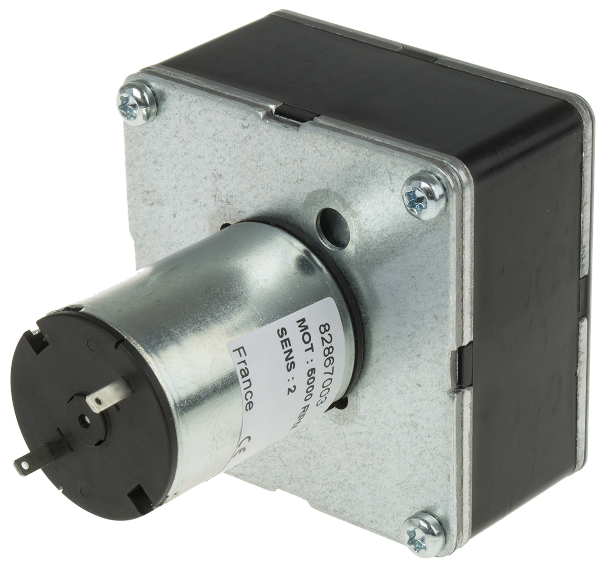 Crouzet Brushed Geared DC Geared Motor, 3 W, 12 V dc, 5 Nm, 103 rpm, 8mm Shaft Diameter