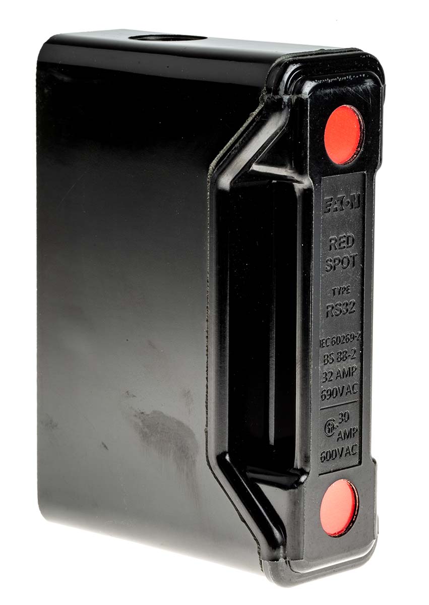 Eaton 32A Rail Mount Fuse Holder for A2 Fuse, 1P, 690V ac